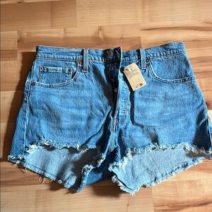 Levi’s Denim Frayed Hem Women's Shorts
